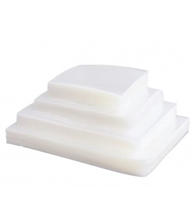 PE/PA Nylon Vacuum Bag Clear 3 Side Seal ED: 9cm*13cm*80mic